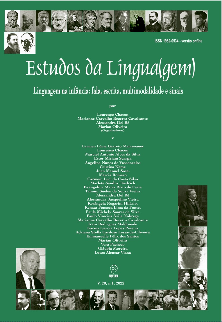 					Visualizar v. 20 n. 1 (2022): Estudos da Língua(gem) - ISSN: 1982-0534
				