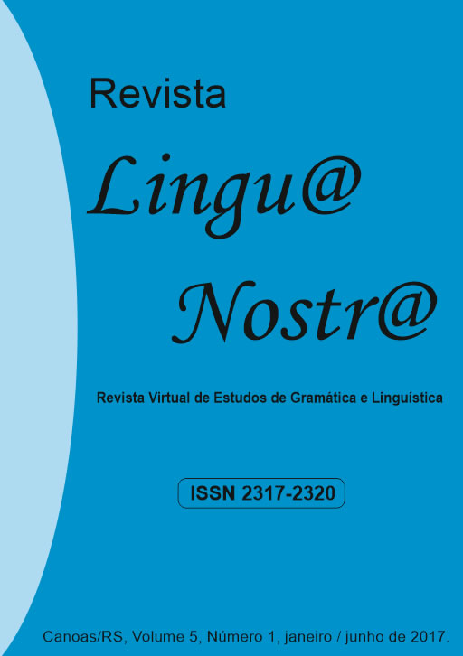 					Visualizar v. 5 n. 1 (2017): 8ª Edição da Revista Lingu@ Nostr@
				